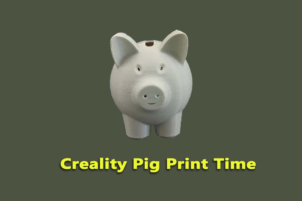 Creality Pig Print Time