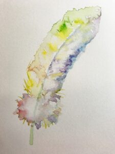 Embrace Serenity: The Allure of Watercolor Feather Wallpaper for Your Phone