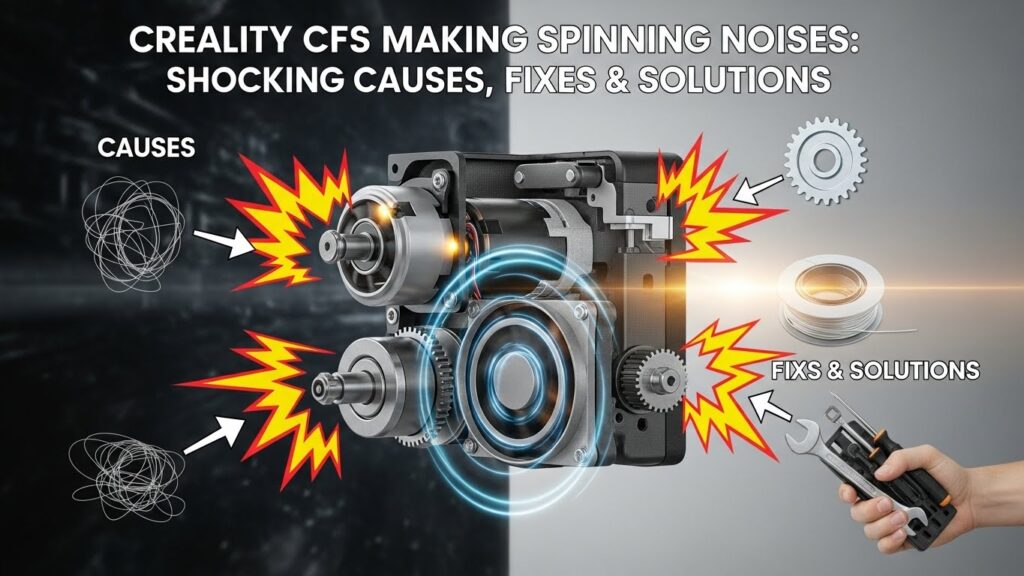 Creality CFS Making Spinning Noises: Shocking Causes, Fixes, & Solutions